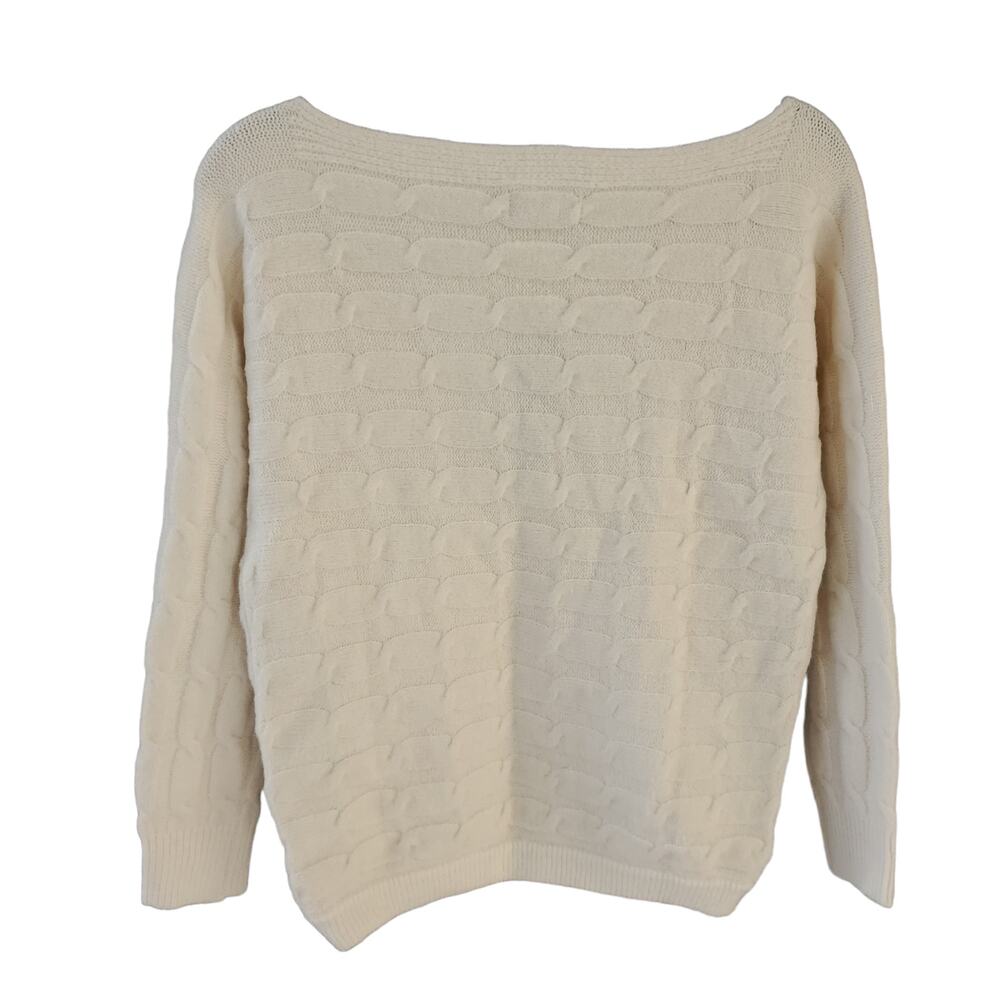 Military Hippie Forever Roses Cream Knit Sweater Size S NWT - Picture 3 of 8